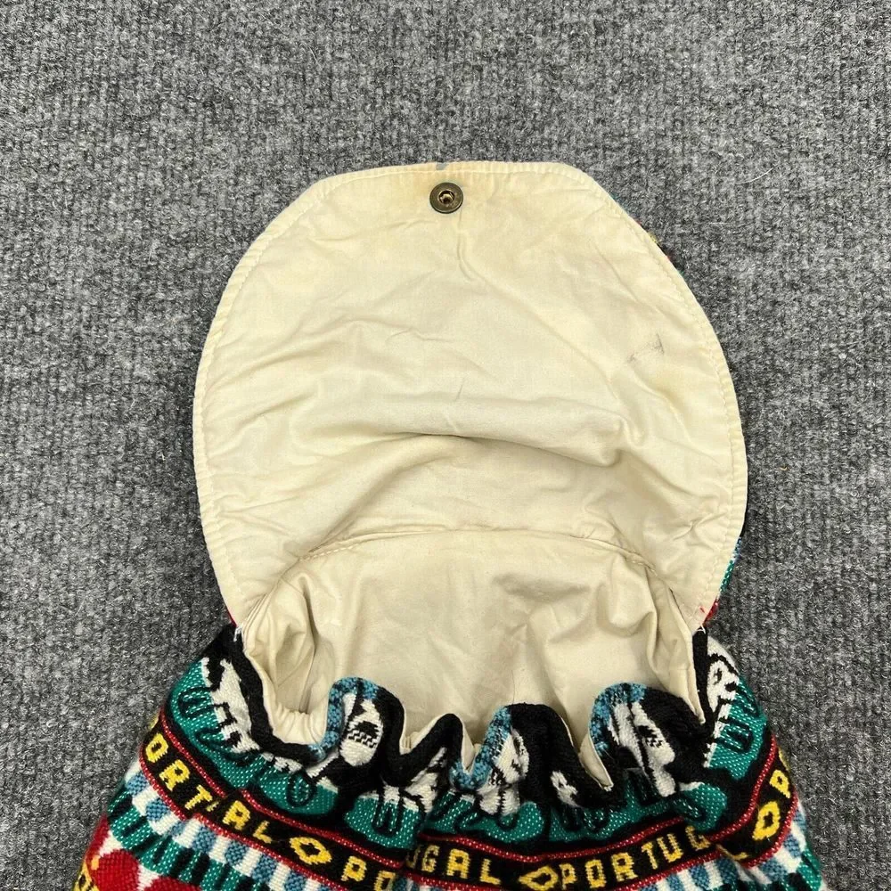 Portugal Sheep Herder Backpack Womens Woven Knit Purse‎ Tote Bag